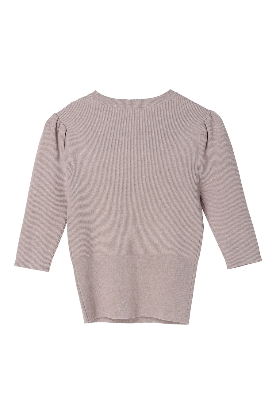 Fubail / Cutout Ribbed Stretch-Knit Top