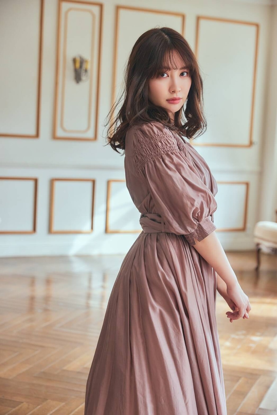 【新品未使用】Herlipto♡Airy Volume Sleeve Dress