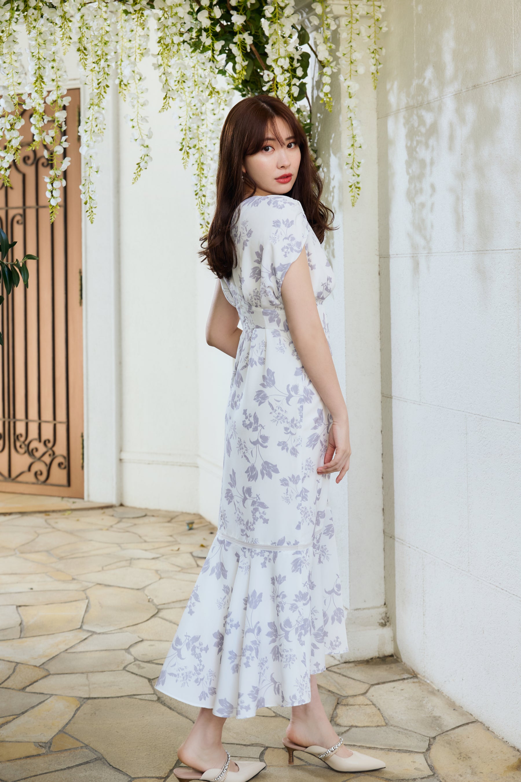 Fubail / Royal Garden Floral Dress