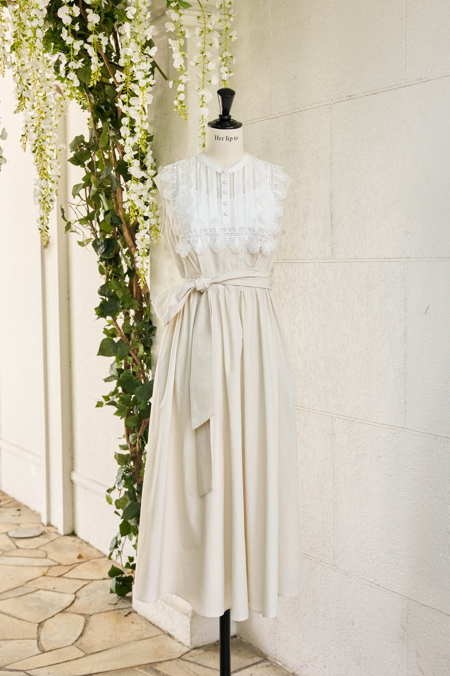 Grace cotton long dress-