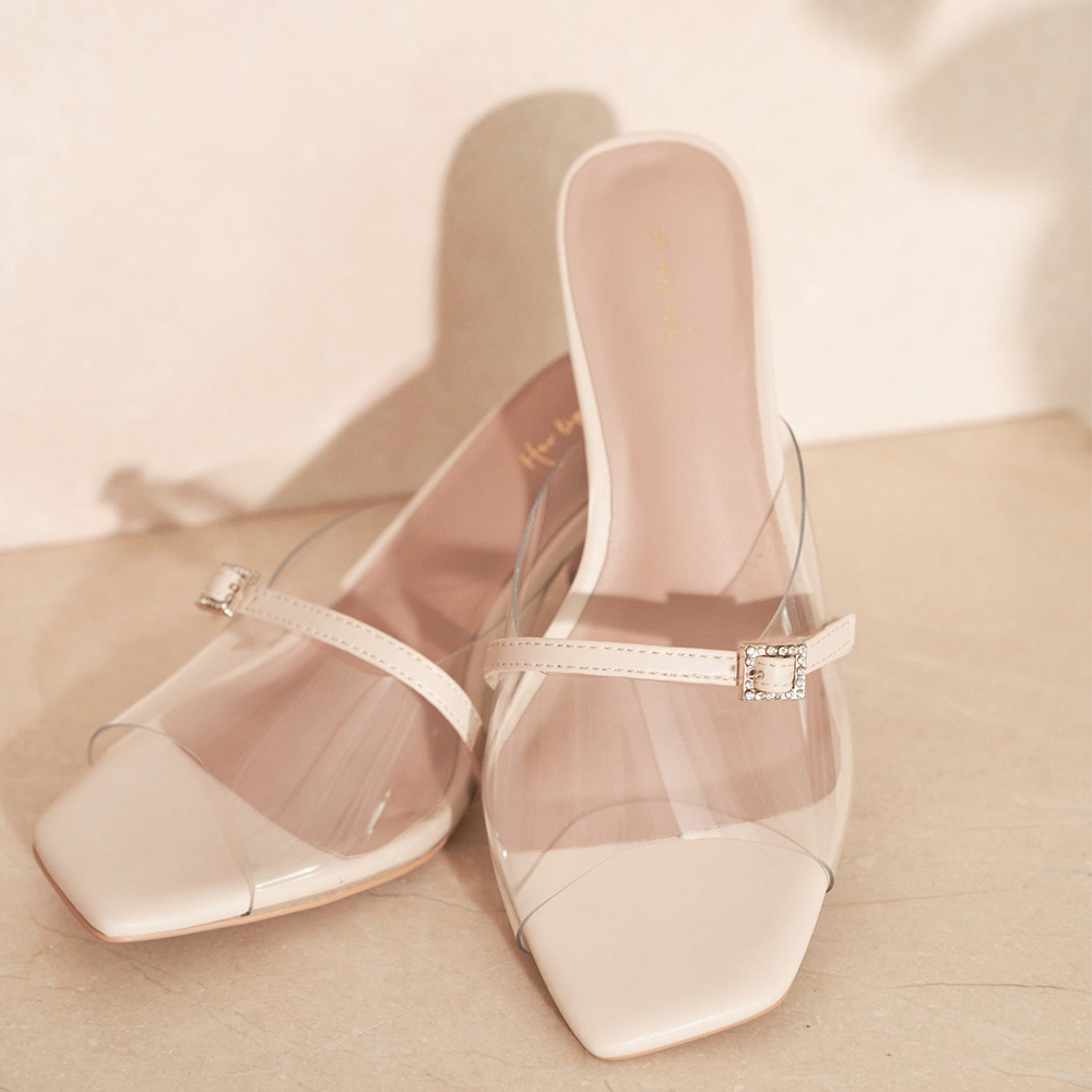 Dolly Crystal TPU Mules