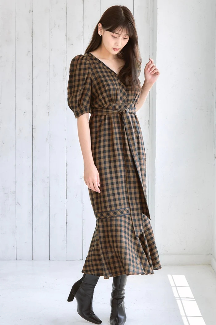 安い正規品 Her lip to - Istres Linen Mermaid Dressの通販 by m